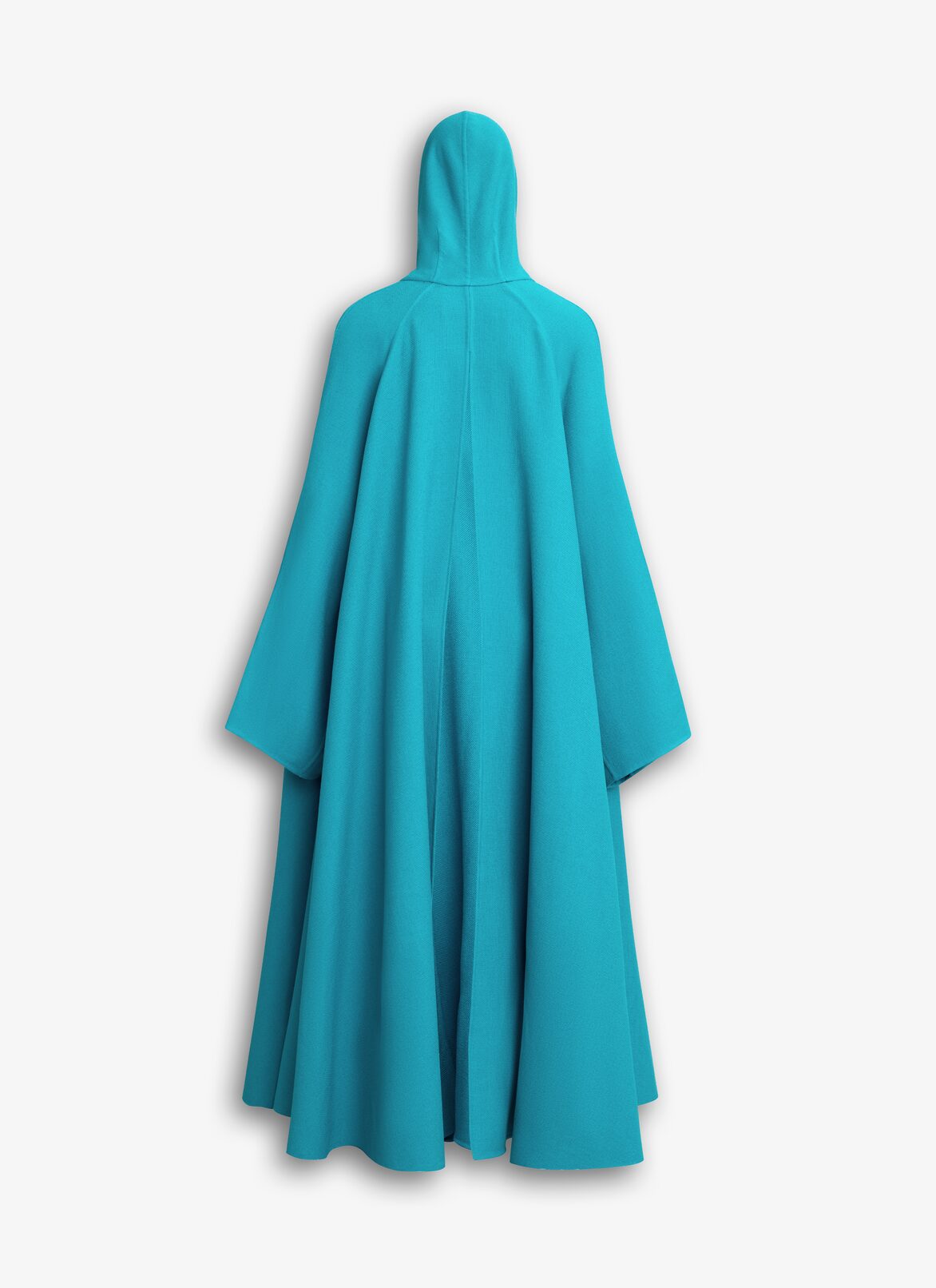 WOOL GAZAR HOODED CAPE ALAÏA  WOOL GAZAR HOODED CAPE